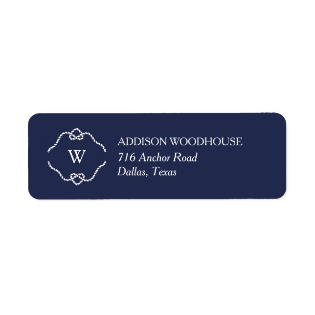 Verknotetes Monogramm (Vorne)