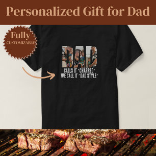 Verkohlt im Papa-Stil Lustiges Design T-Shirt