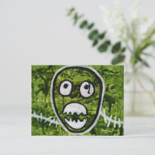 Verkommener Pete Schädel Eigenwillige Monster Kuns Postkarte