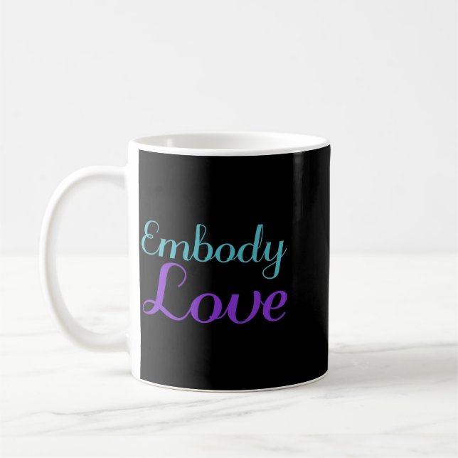 Verkörperung von Liebe Präventionsbewusstsein Desi Kaffeetasse (Links)