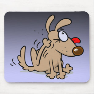 Verkratzen des Hundes Mousepad
