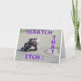 Verkratzen Sie dieses Jucken Karte