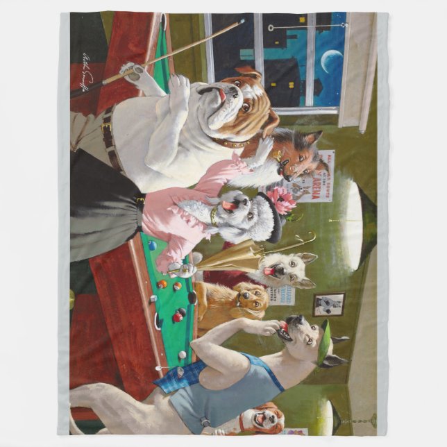 Verkratzt an der Dämmerung Fleecedecke (Vorderseite)