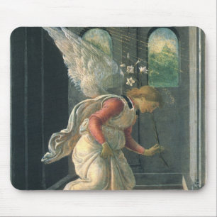 Verkündigung (Engelsdetail) von Sandro Botticelli Mousepad