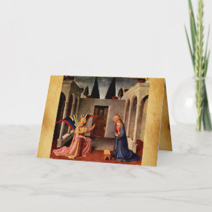 VERKÜNDIGUNG von FRA ANGELICO Alter irischer Segen Karte
