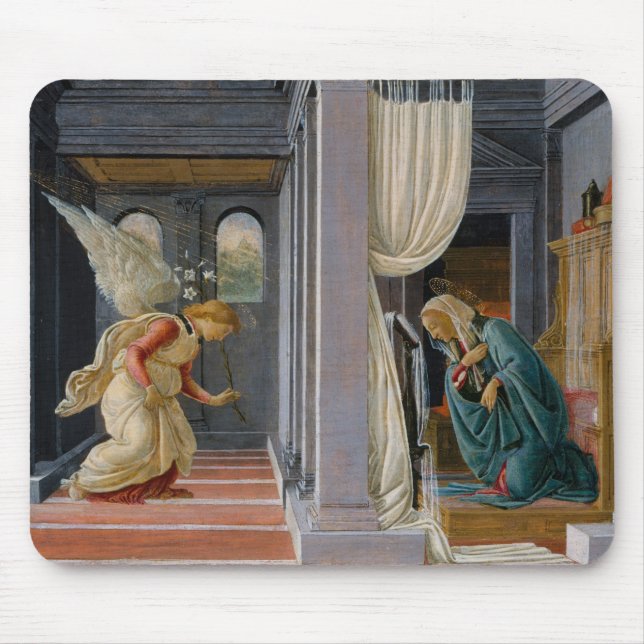 Verkündigung von Sandro Botticelli Mousepad (Vorne)