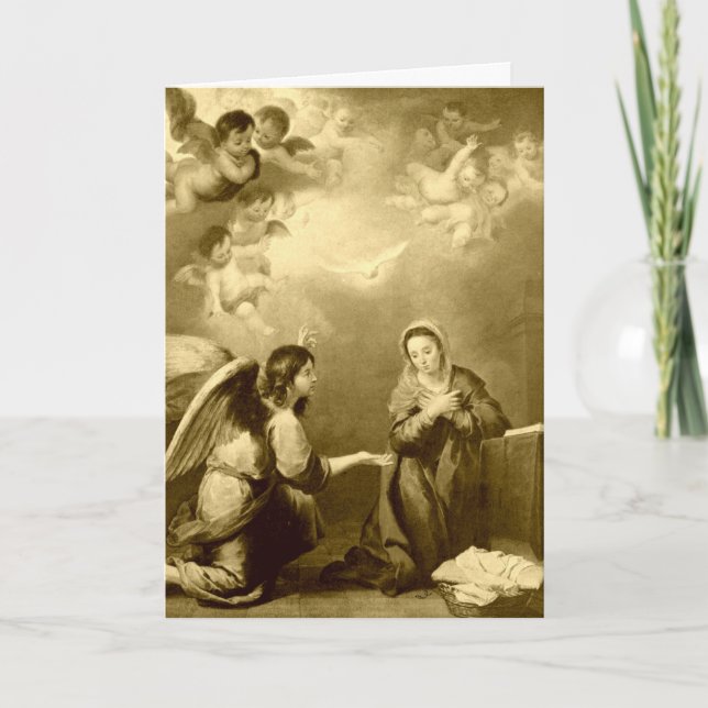 Verkündung der gesegneten Jungfrau Mary Ankündigung (Vorderseite)