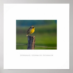 Verlagern Sie nach außen, verlagern Sie nach Poster