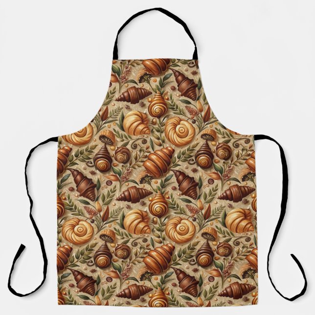 Verlangen nach Croissants  Schürze (Vorderseite)
