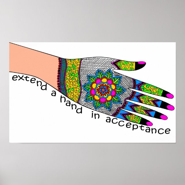 VERLÄNGERN SIE EINE HAND AUF ALLE... POSTER (Vorne)