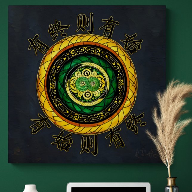 Verlängerung: {30} Wo das Ende ist, gibt es den An Leinwanddruck (Von Creator hochgeladen)