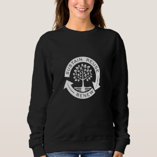 Verlängerung der Wiederverwendung Recycelnd Natur  Sweatshirt