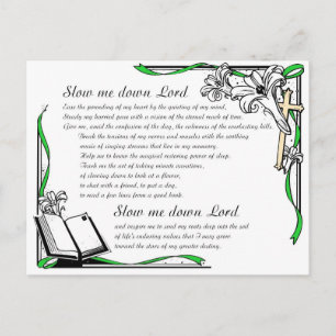 verlangsamen mich Lord Clare Postkarte