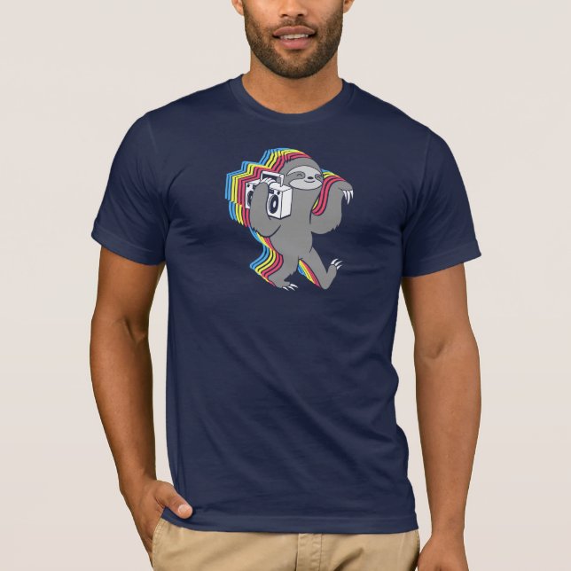 Verlangsamen Sie Staus (Boombox Trägheit) T-Shirt (Vorderseite)