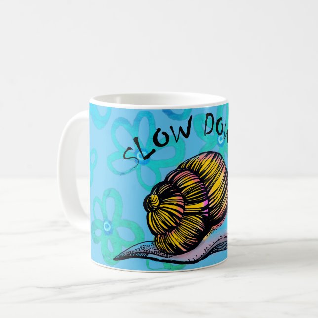 Verlangsamt Kaffeetasse (Vorderseite Links)
