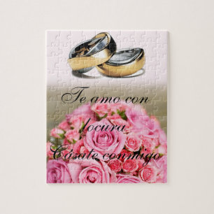 Verlangt Puzzle der romantischen Hand