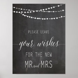 Verlass Dein Wunschzettel | Kalligrafie Poster