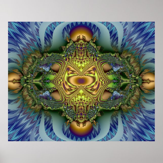 Verlass des Hintergrunds Poster (Vorne)