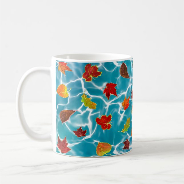 Verlass des Untergangs in das Blaue Meer Kaffeetasse (Links)