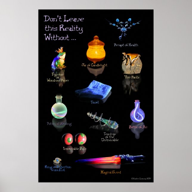 Verlass diese Realität nicht ohne ... Poster (Vorne)