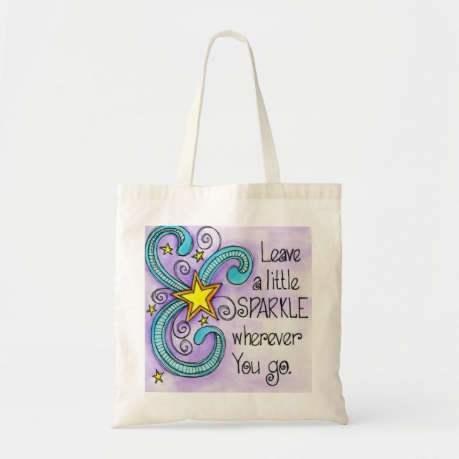 Verlass ein wenig Sparkle Tragetasche (Vorne)