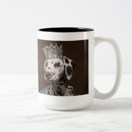 Verlass einem Pfad des Dalmatiners Sparkle Zweifarbige Tasse