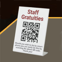 Verlass einen Tipp. QR-Kodex für die Personalausst