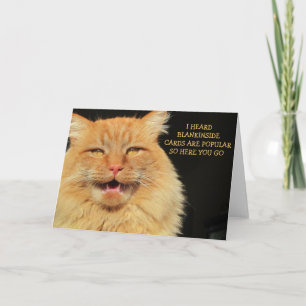 Verlass es Leere Inside Albern Wortspiel Karte