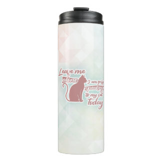 Verlass mir allein, dass ich heute nur mit meiner  thermosbecher