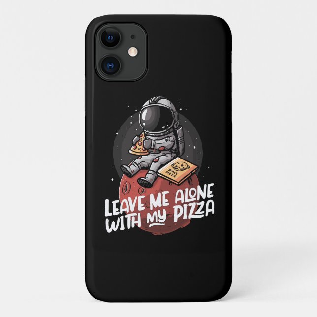 Verlass mir allein mit meiner Pizza Case-Mate iPhone Hülle (Rückseite)
