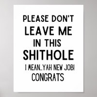 Verlass mir bitte nicht.. Funny Coworker verlassen