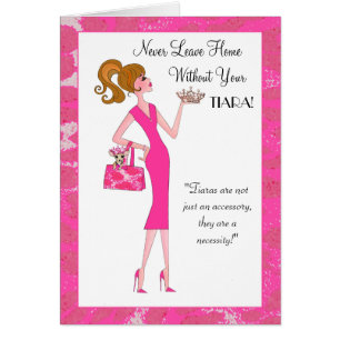 "Verlass niemals Zuhause ohne dein Tiara!"