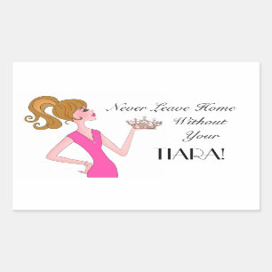 Verlass niemals Zuhause ohne Tiara! DIVA Stickers