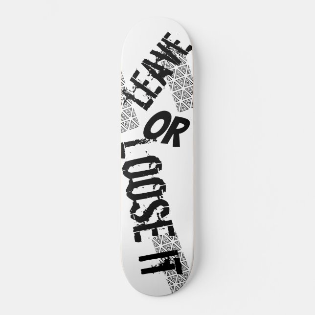 verlass oder locker skateboard (Vorderseite)