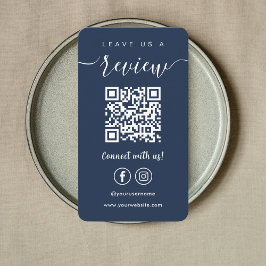 Verlass uns eine Überprüfung Facebook Instagram Qr Visitenkarte