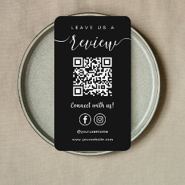 Verlass uns eine Überprüfung Facebook Instagram Qr Visitenkarte