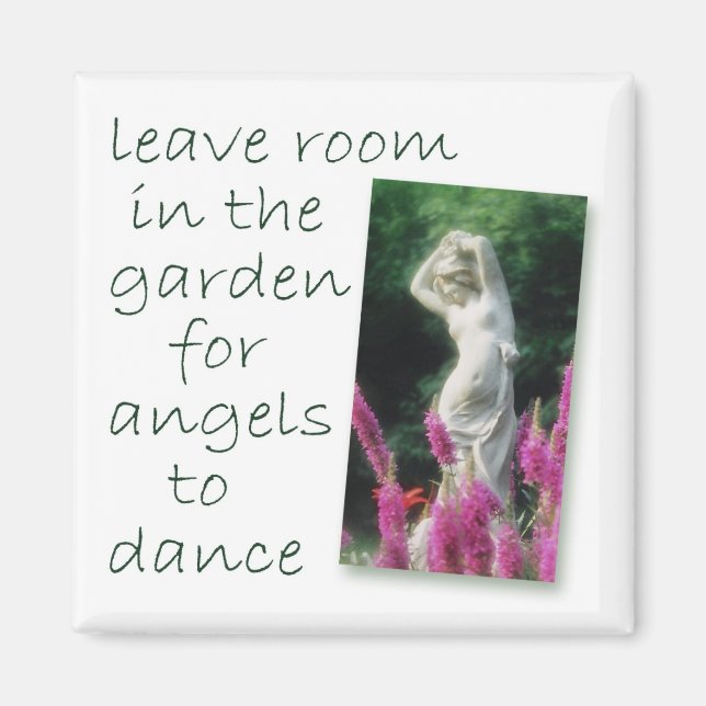 Verlass Zimmer im Garten... Magnet (Vorne)