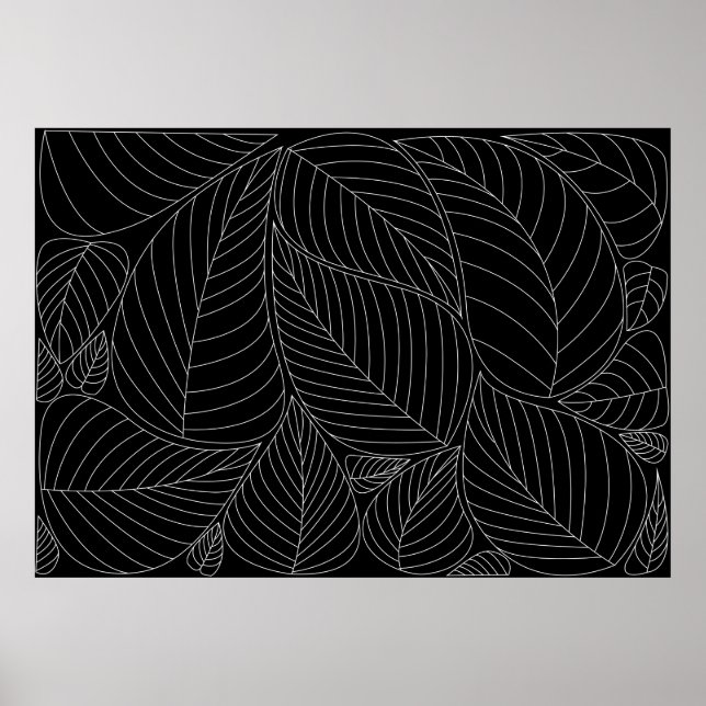 Verlasse Hintergrundmuster. - Abbildungen, formell Poster (Vorne)