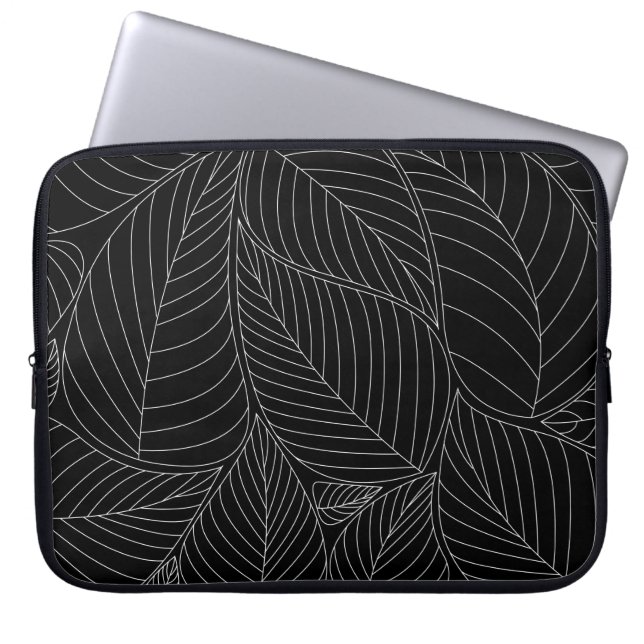 Verlasse Hintergrundmuster. - Illustration, formel Laptopschutzhülle (Vorderseite)