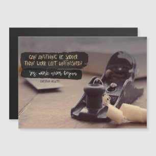 Verlassen Arbeiten noch nicht fertig Magnetkarte