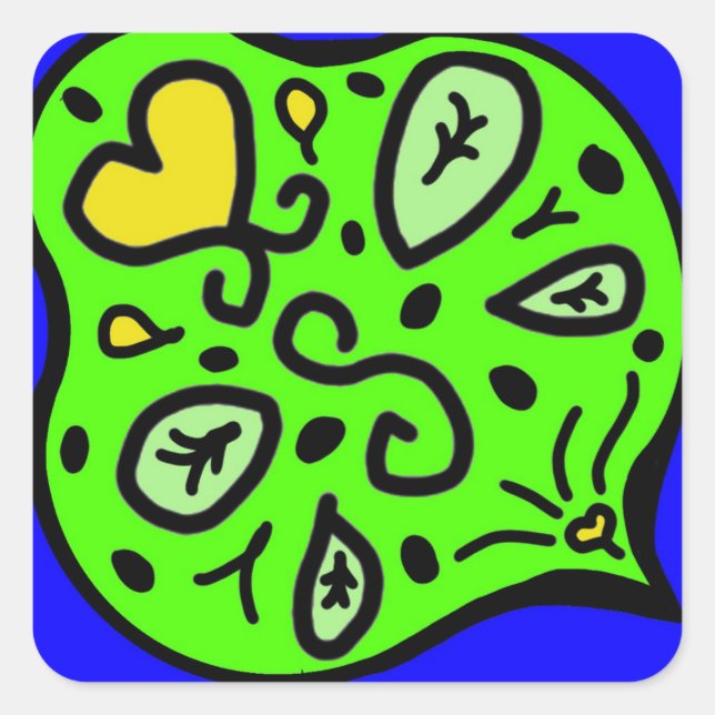 Verlassen Aufkleber (Vorderseite)