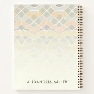 Verlassen Boho Soft Mediterrane Spirale Notizbuch