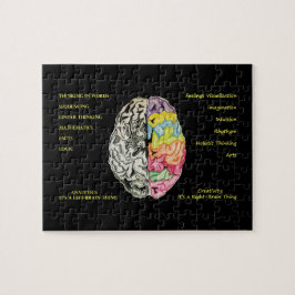 Verlassen Brain Right Brain Puzzle