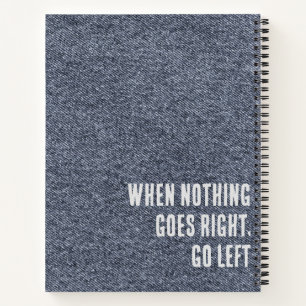 Verlassen Clever Masculin Notebook Notizbuch