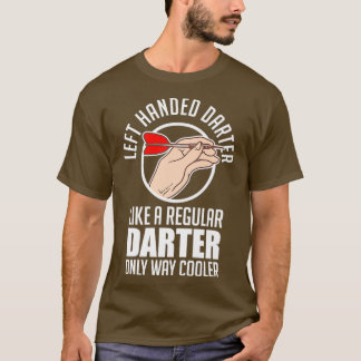 Verlassen Darter für ein Darts Player Club Geschen T-Shirt
