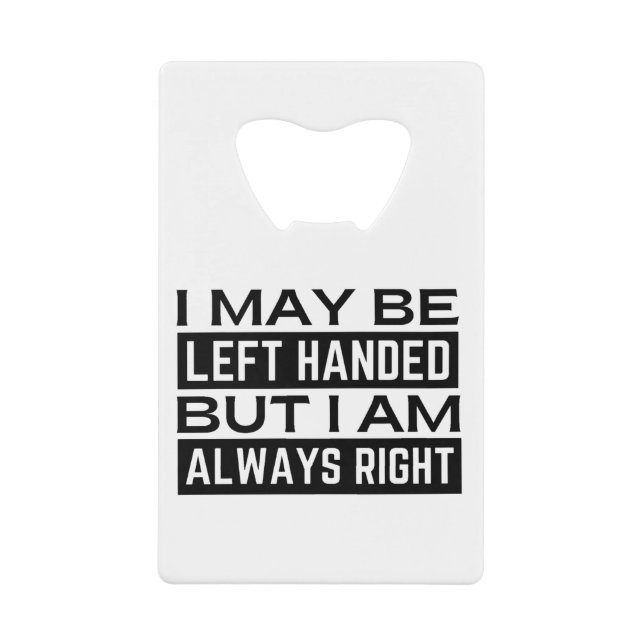 Verlassen Hander Geldbeutel Flaschenöffner (Vorderseite)