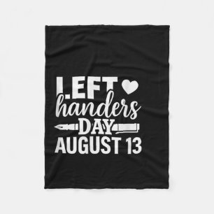 Verlassen Handers Day Verlassen Southpaw Pride Fun Fleecedecke