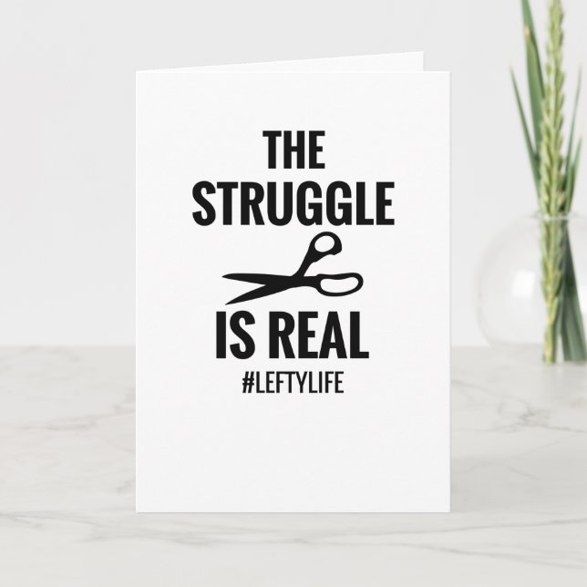 Verlassen handgehaltene Geschenke | Lefty Verlasse Karte (Vorderseite)