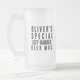 Verlassen handwerkliches Geschenk Funny Mattglas Bierglas