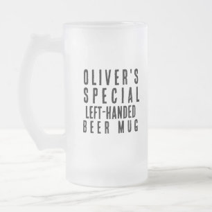 Verlassen handwerkliches Geschenk Funny Mattglas Bierglas